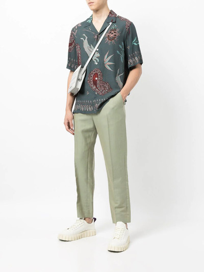 Paul Smith mixed-print short-sleeved shirt outlook