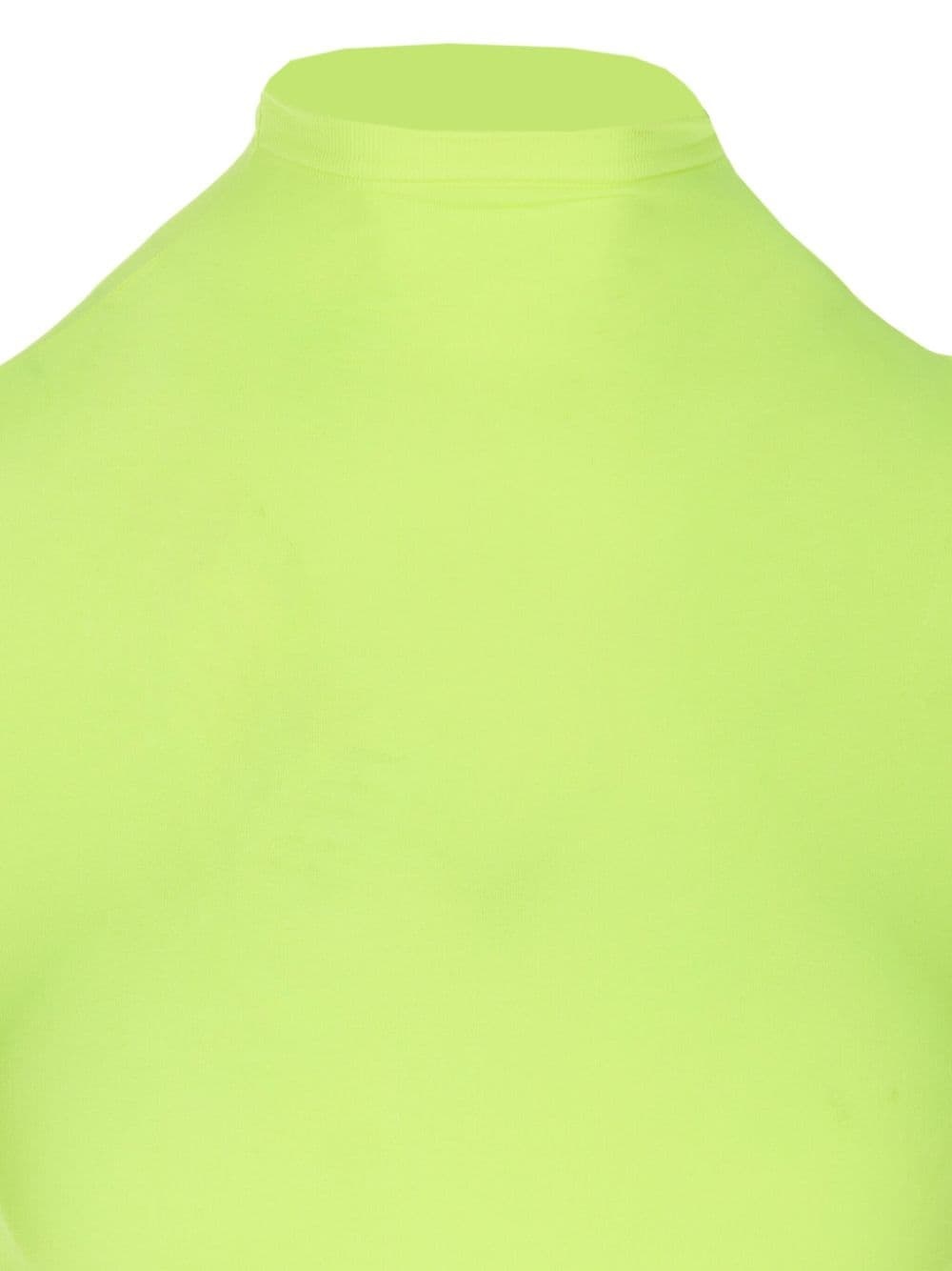 high-neck cropped top - 4