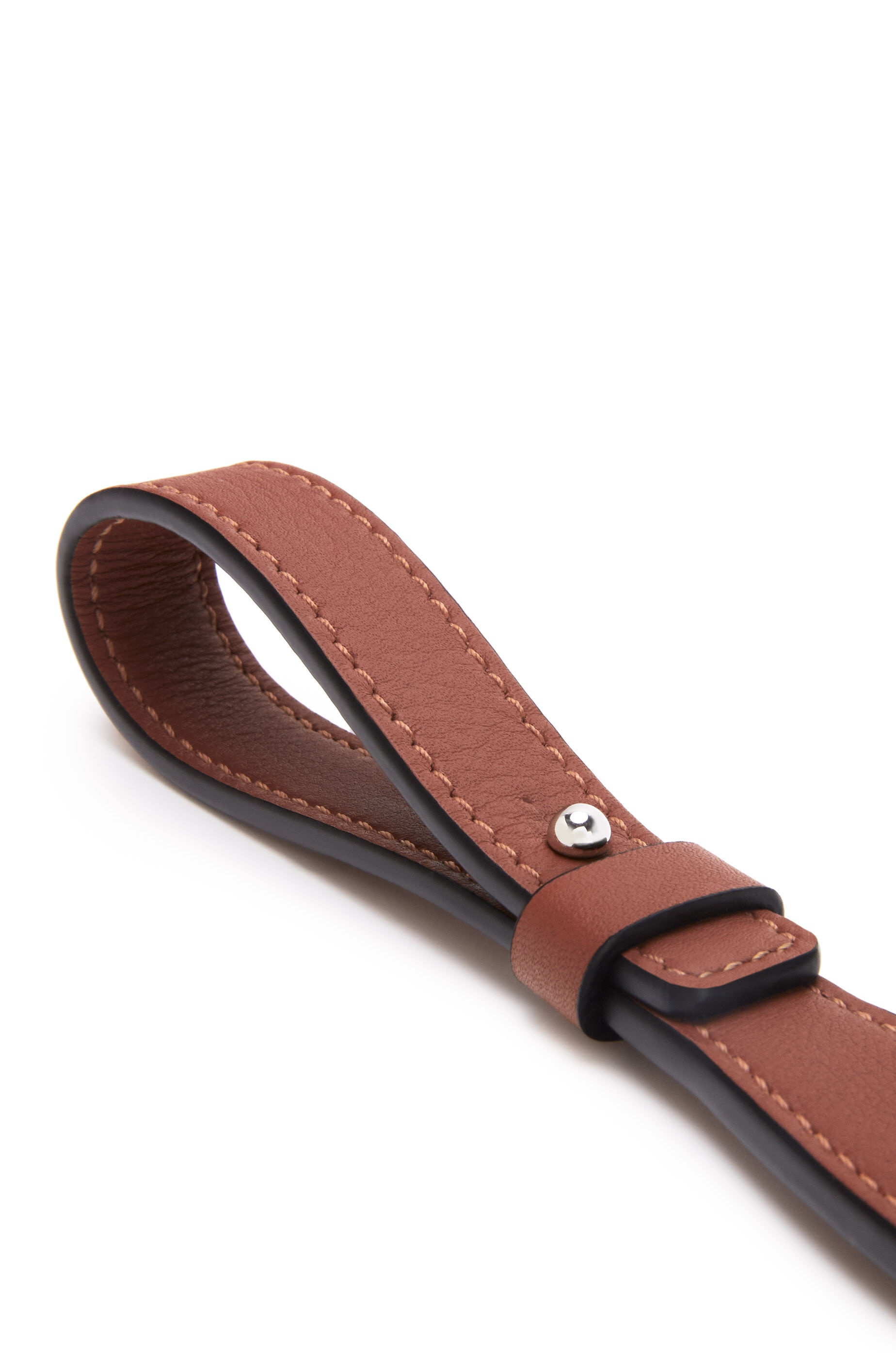 Branded short strap in classic calfskin - 3