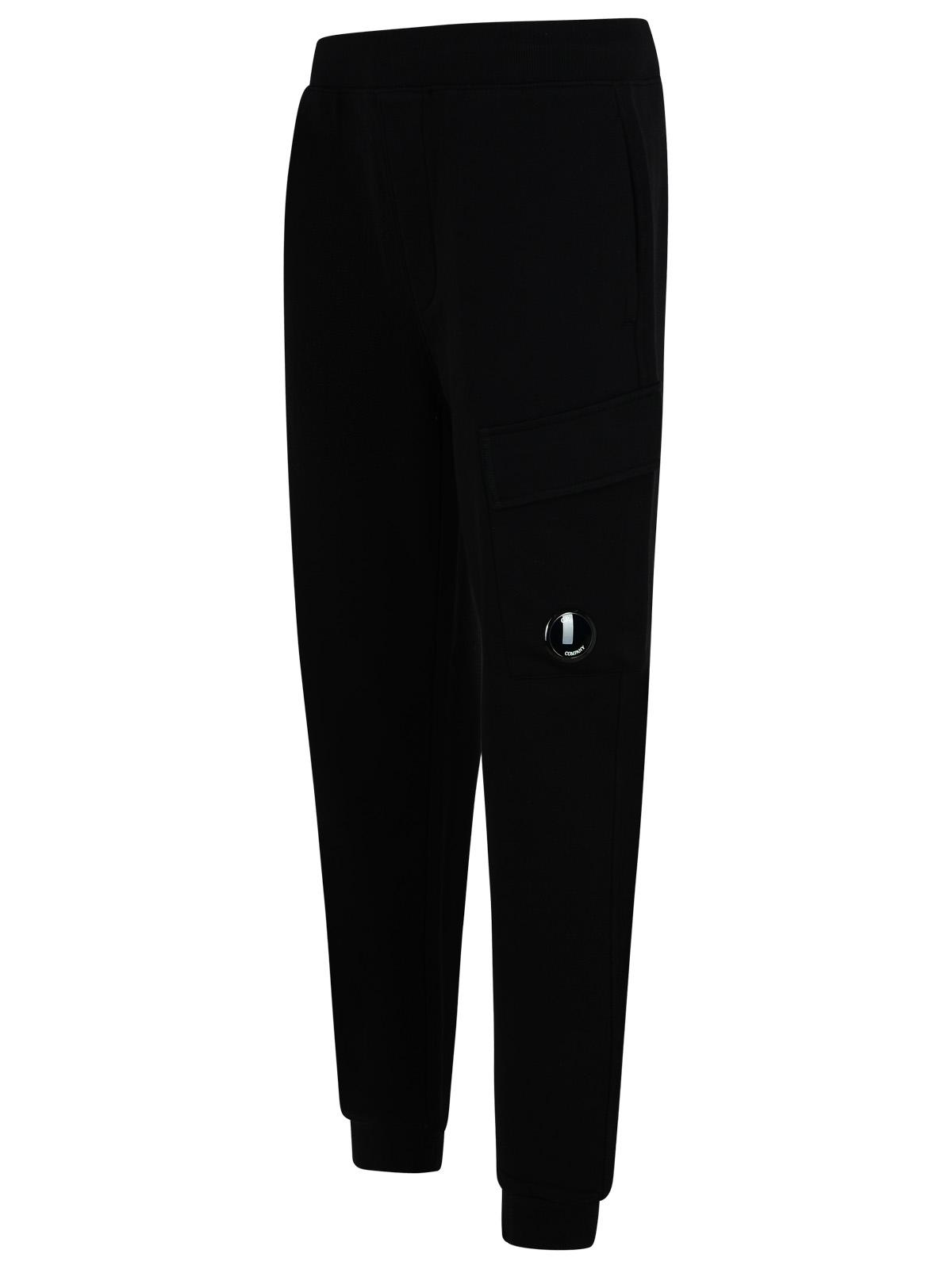 C.P. Company Black Cotton Trousers Man - 2