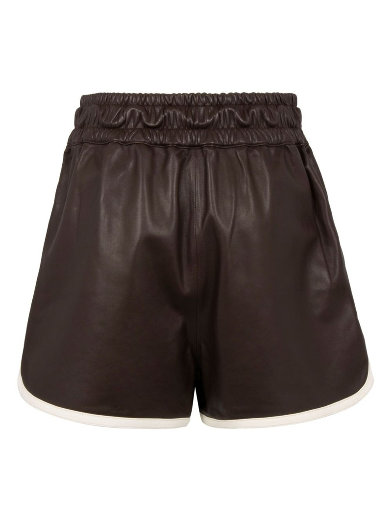 FRAME leather shorts outlook