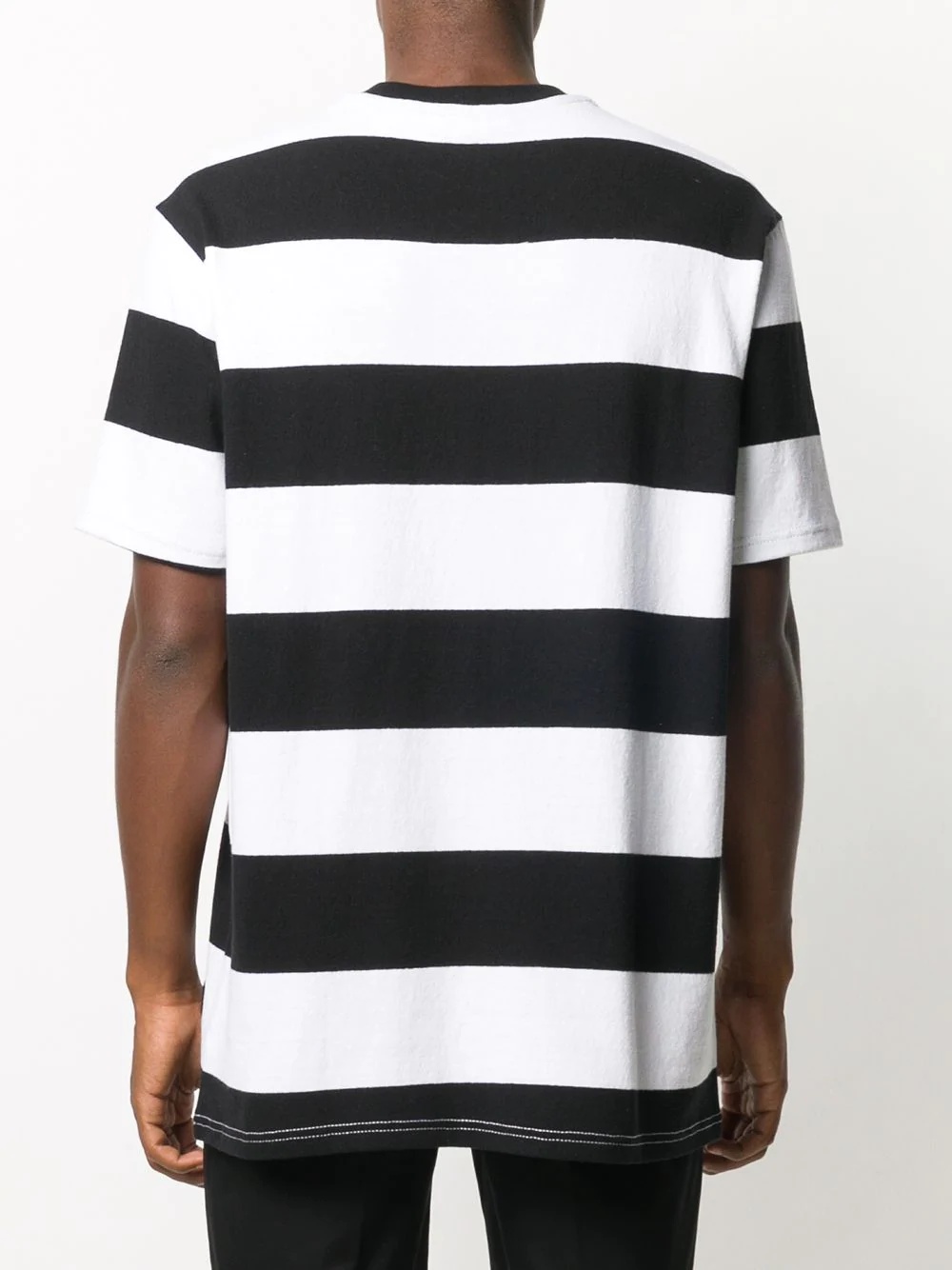 horizontal stripe T-shirt - 4