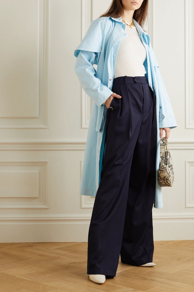 Stella McCartney Cotton-blend twill trench coat outlook