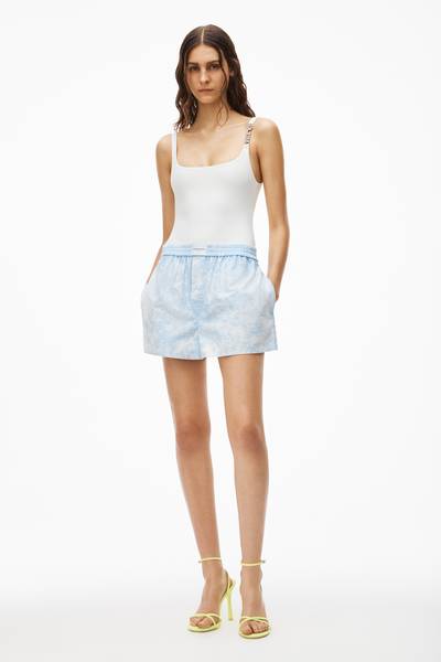 Alexander Wang BOXER SHORT IN ACID WASHED COTTON outlook