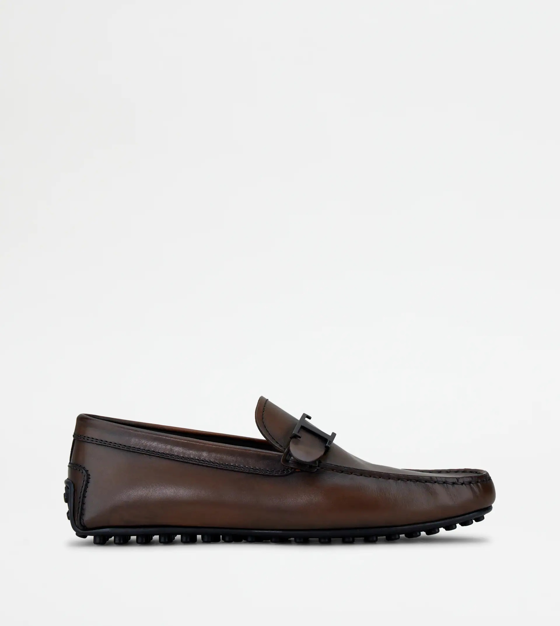 CITY GOMMINO IN LEATHER - BROWN - 1