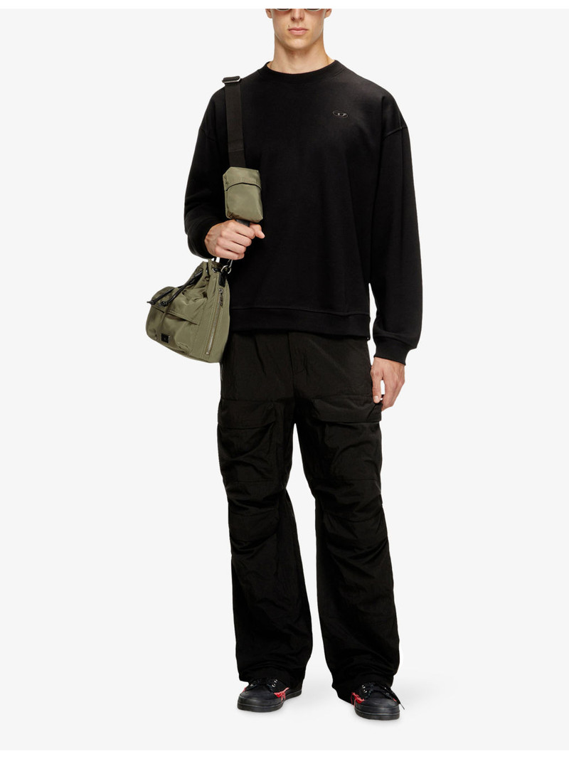 Diesel S-Boxt-T2 Logo-Embroidered Cotton-Blend Sweatshirt outlook