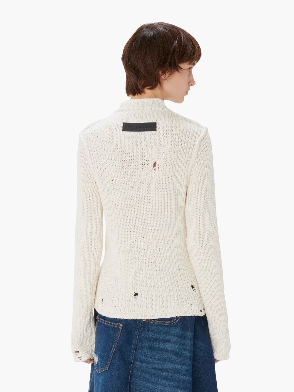 DISTRESSED ZIP CARDIGAN - 3