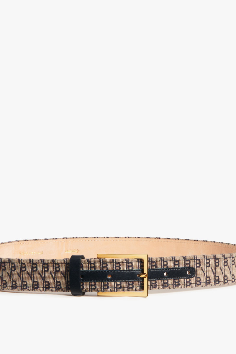 Victoria Beckham Wide Belt in House Monogram Jacquard outlook
