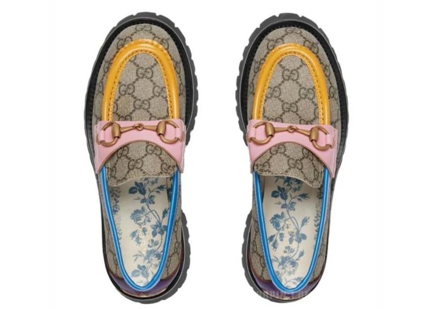 Gucci Horsebit Loafer Beige Multi (Women's) - 2