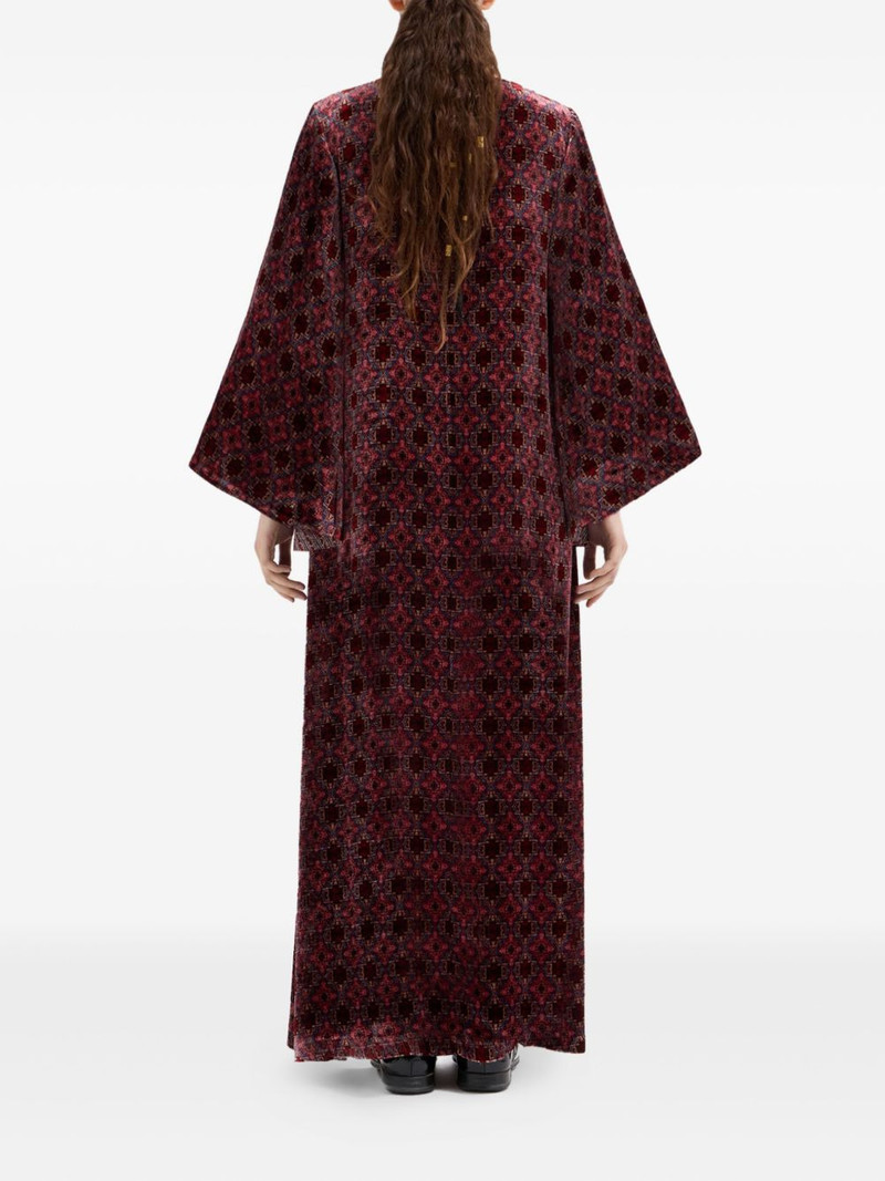 geometric-pattern maxi dress 3