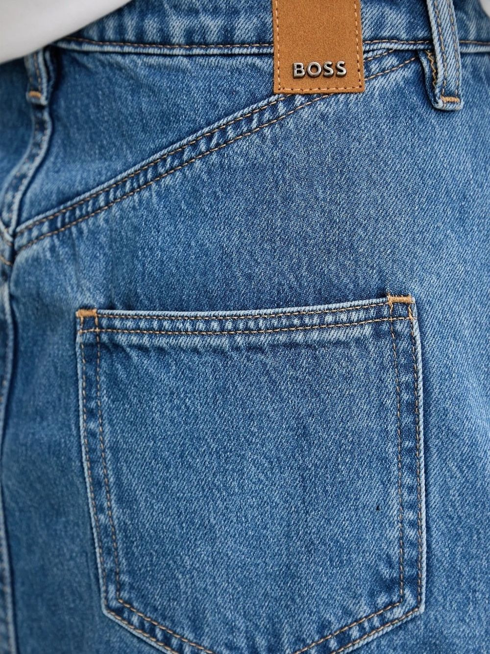 five-pocket denim skirt - 3