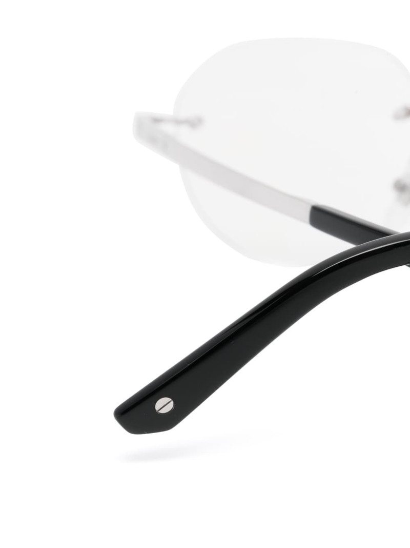 frameless two-tone glasses 3