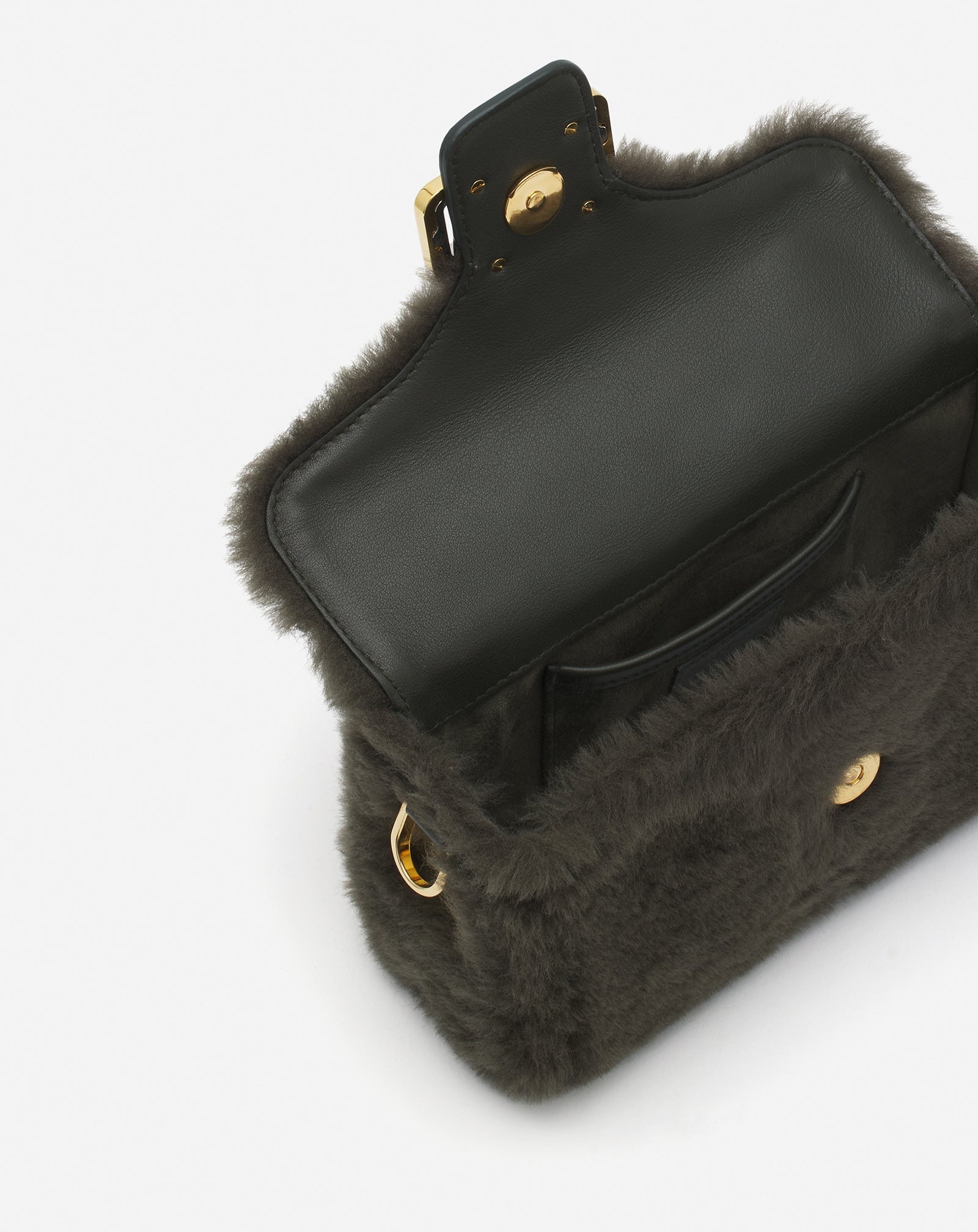 SHEARLING NANO PENCIL CAT BAG - 5