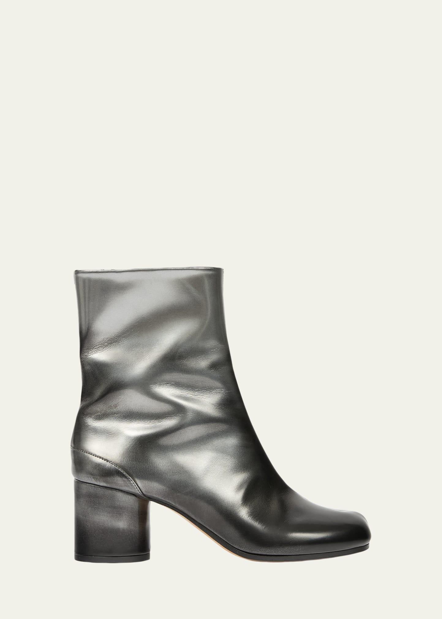 Tabi Bicolor Leather Ankle Boots - 1