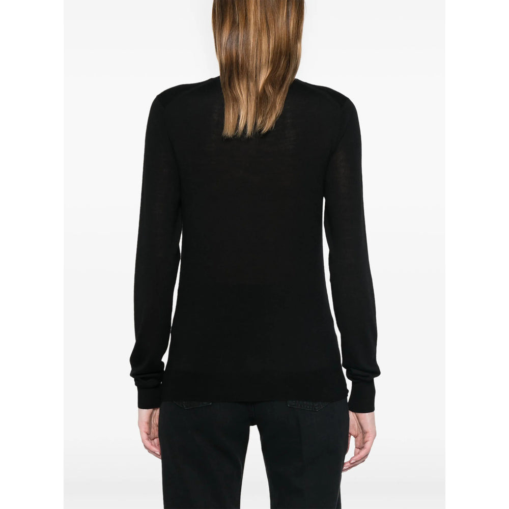 Saint Laurent Black Knitwear - Jumpers Women - 3