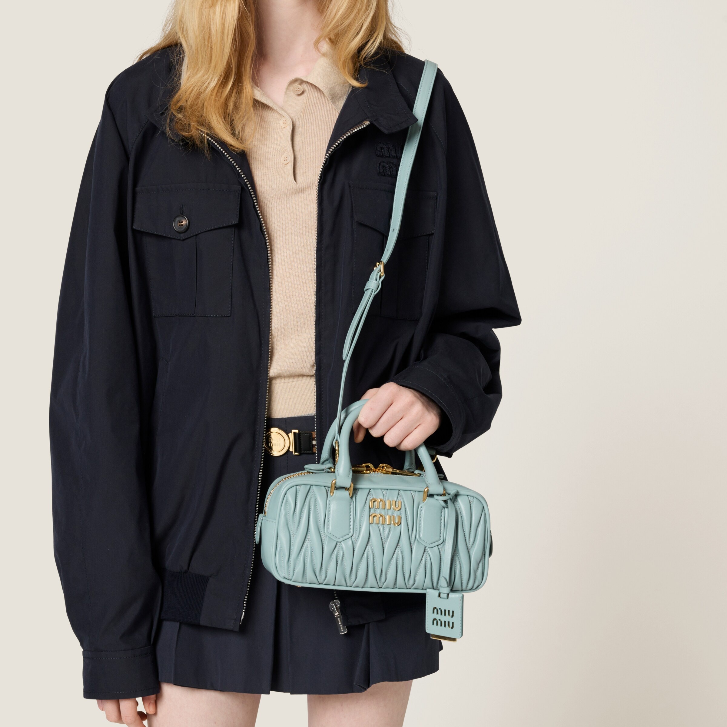 Arcadie matelassé nappa leather bag - 8