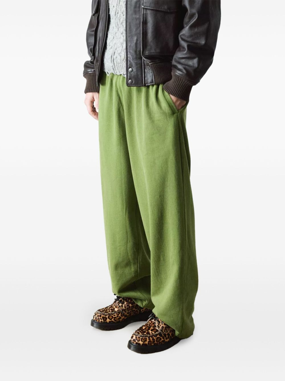 leopard-print loafers - 5