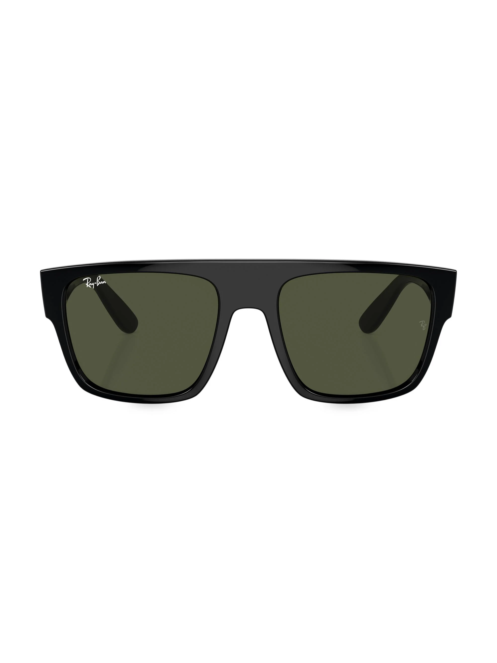 Men's RB0360 57MM Drifter Square Sunglasses - Black Dark Green - 1