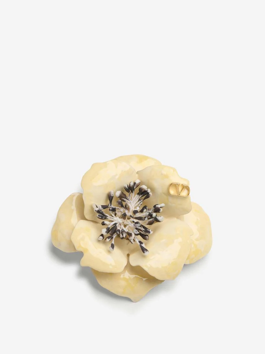 Valentino Garavani Fleur Lumineuse Tie Clip - 1