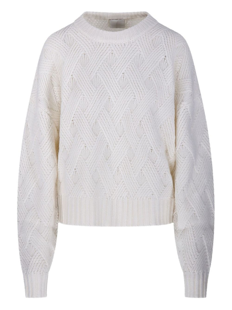 diamond-pattern sweater 1