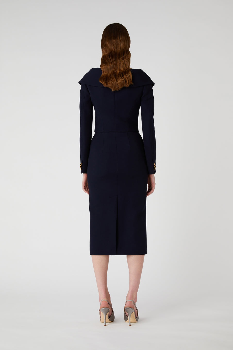 WOOL MIDI SKIRT - 5
