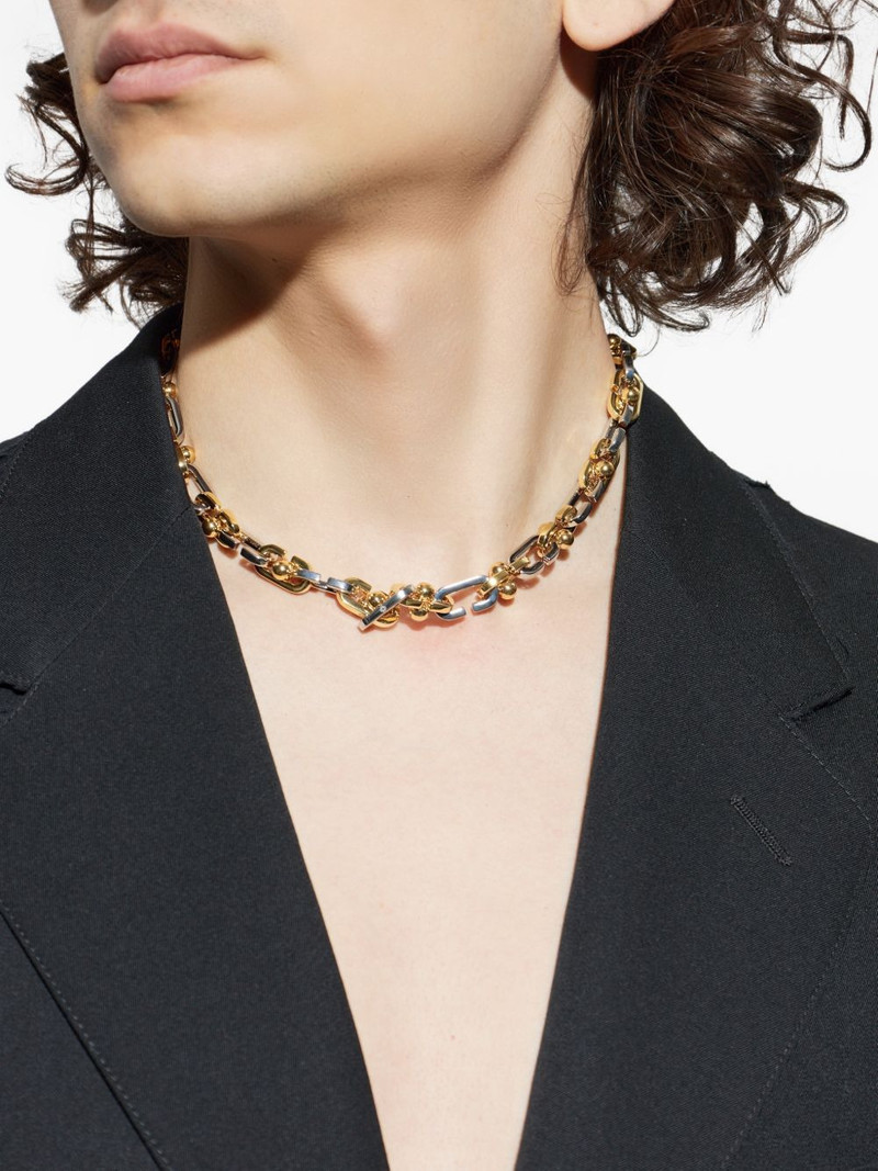 CASABLANCA two-tone chain necklace outlook