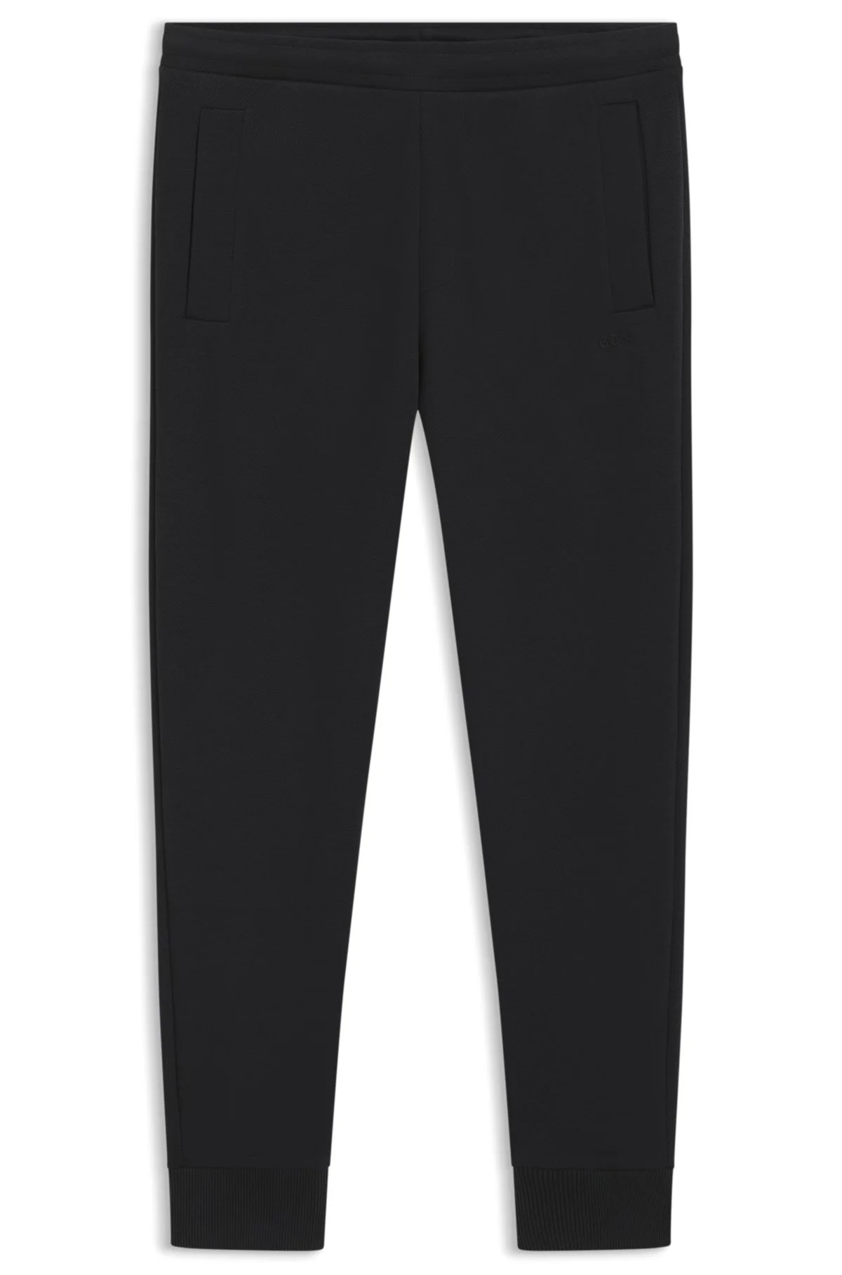 COTTON-BLEND SWEATPANTS WITH EMBROIDERED LOGO - 1