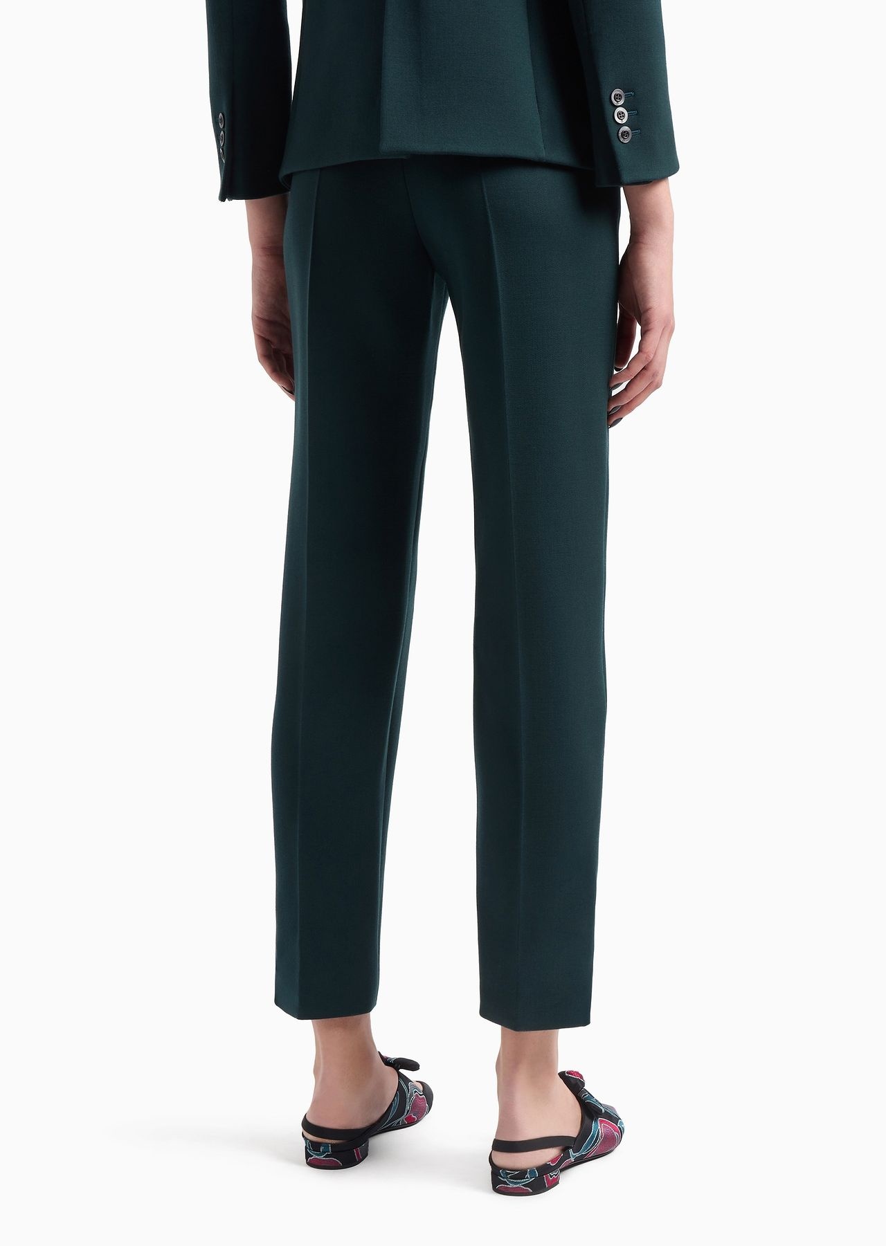 Straight trousers in stretch virgin wool - 3