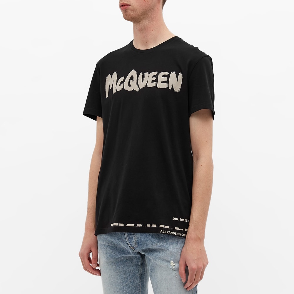 Alexander McQueen Graffiti Logo Tee - 10