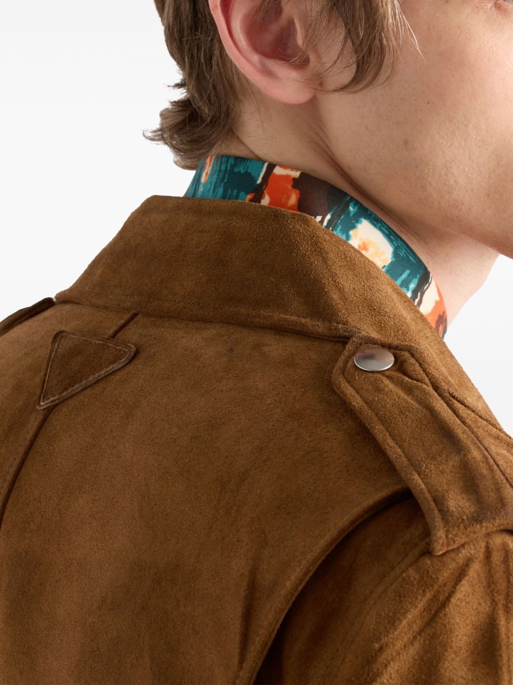 suede biker jacket - 6