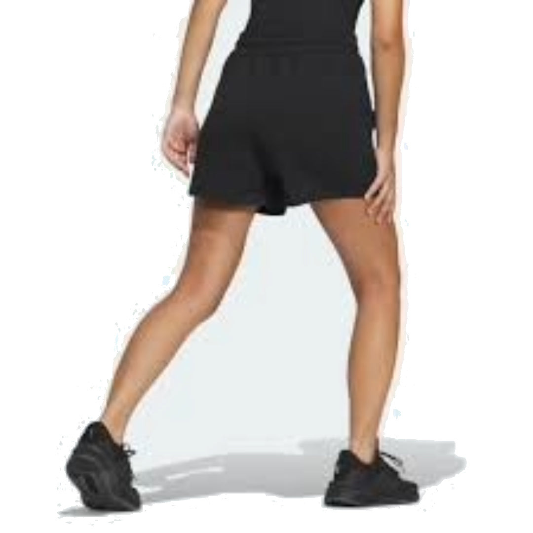 (WMNS) adidas Lounge Knit Short 'Black' IM8865 - 3