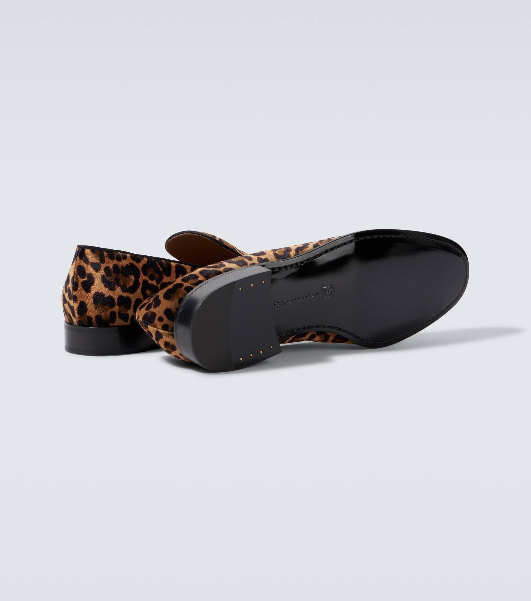 Leopard-print loafers - 7