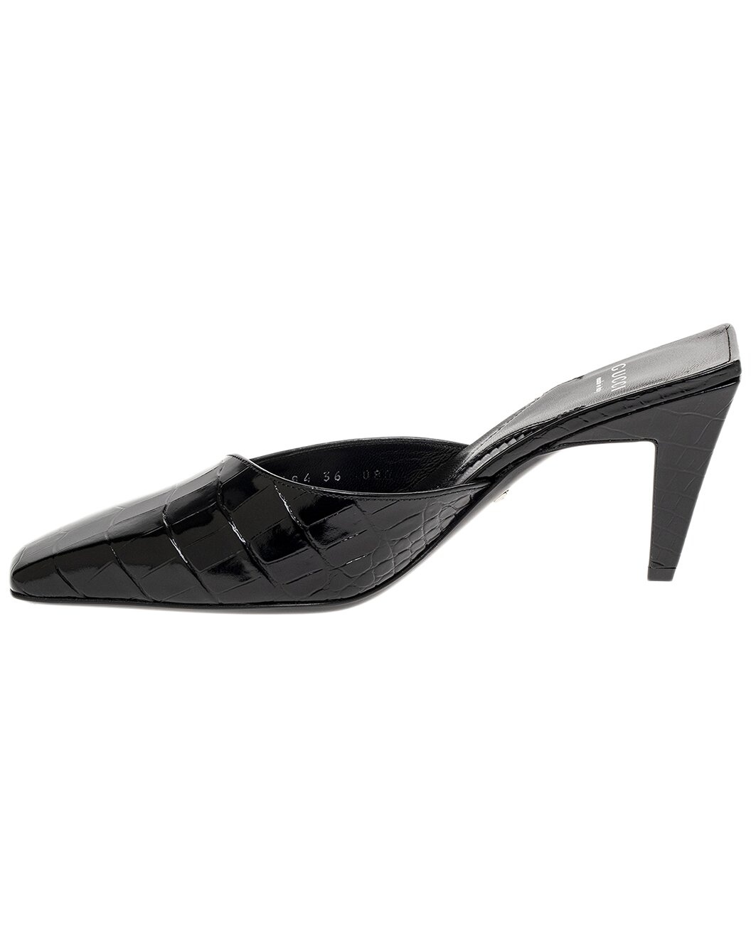Gucci Mallory Leather Mule Pump - 2