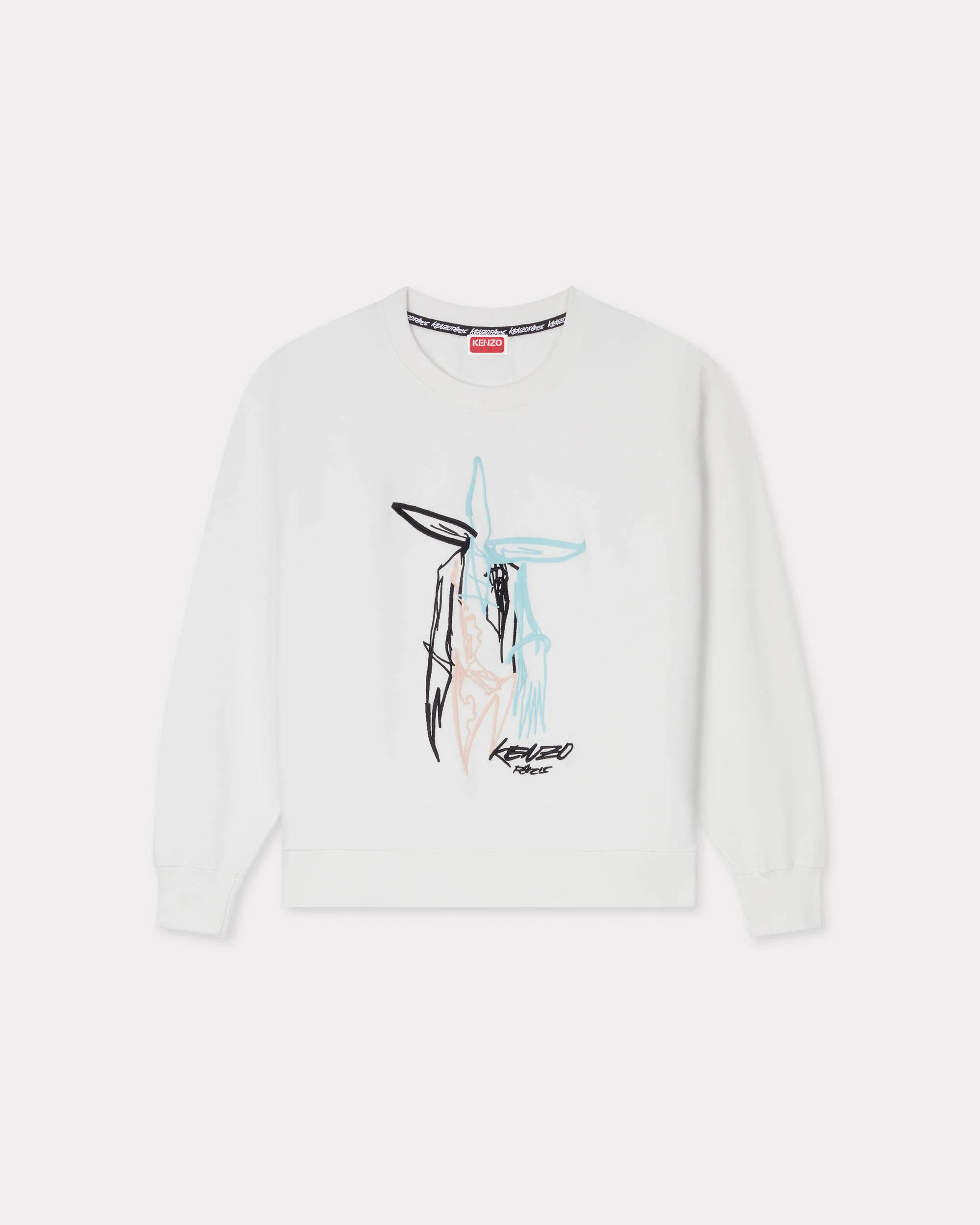 'Kenzo x Futura 2000' embroidered sweatshirt in cotton - 1