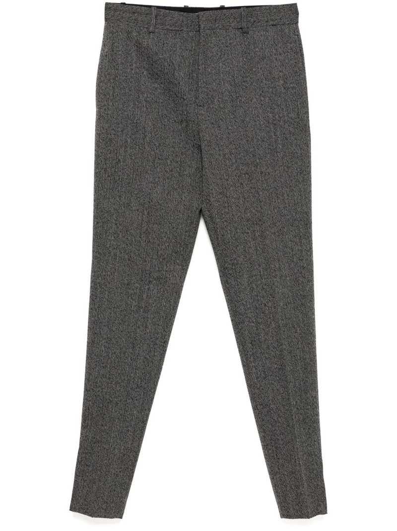textured wool tailored trousers 1