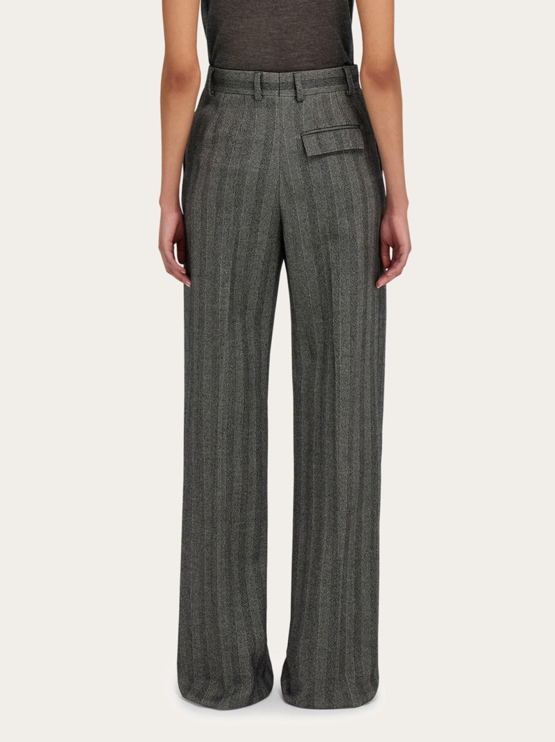 Tailored trouser in chevron 4