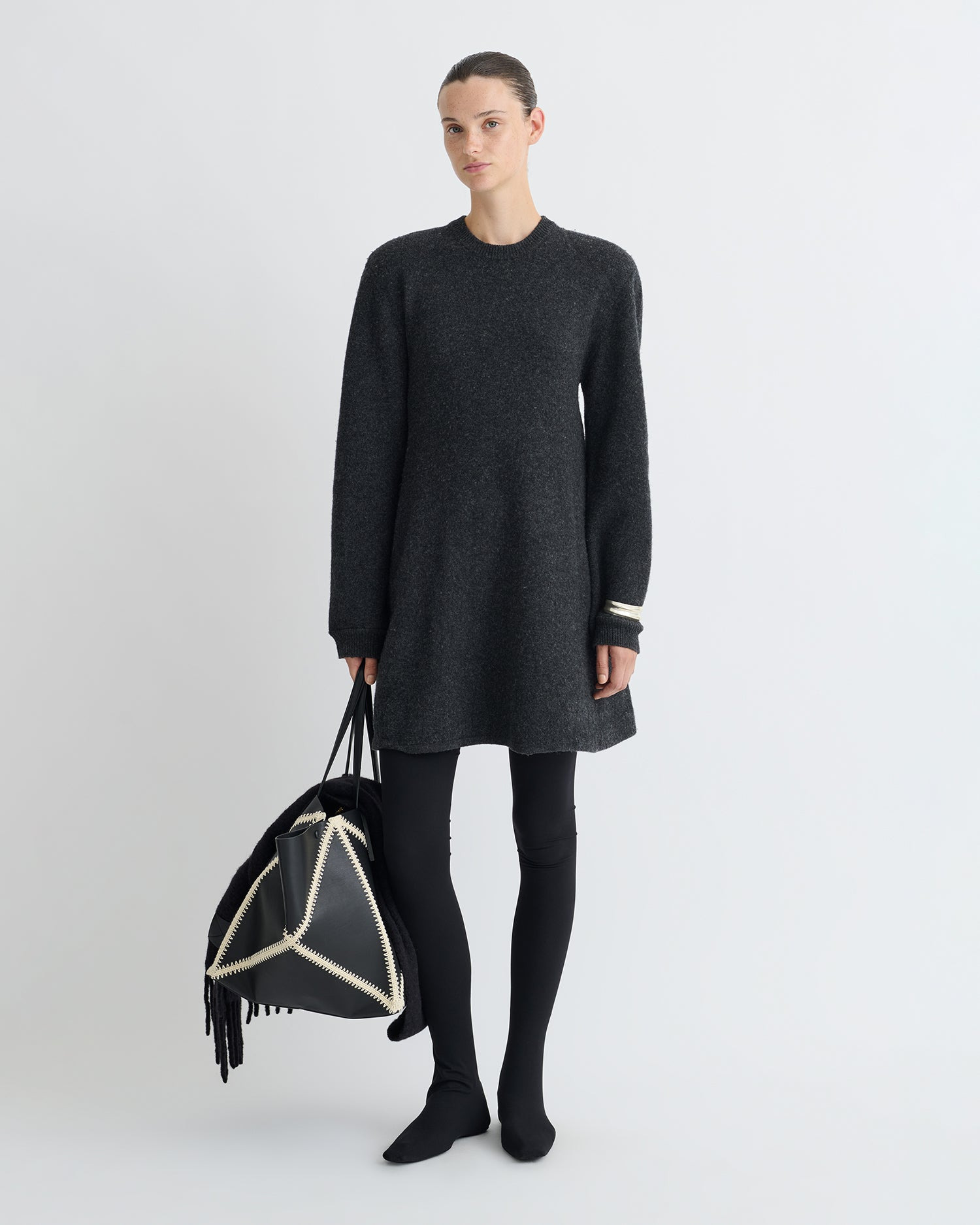 Overwashed Merino Mini Dress - 2