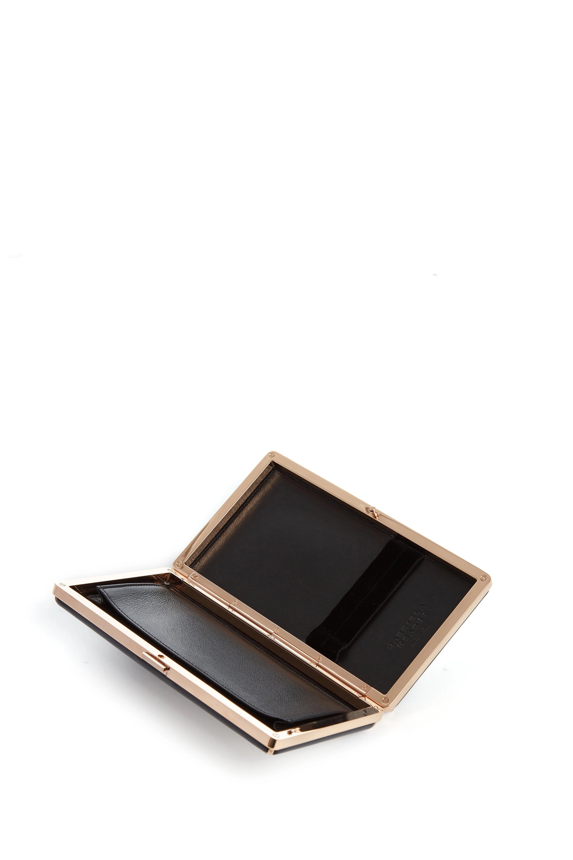 Callas Clutch in Navy & Ivory Nappa Leather - 3