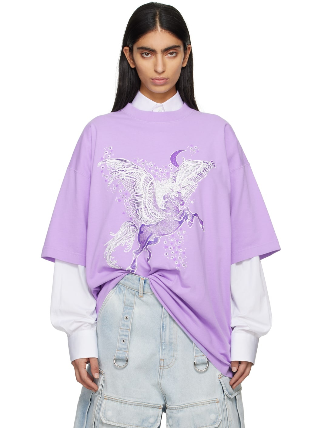 Purple Flying Unicorn T-Shirt - 1