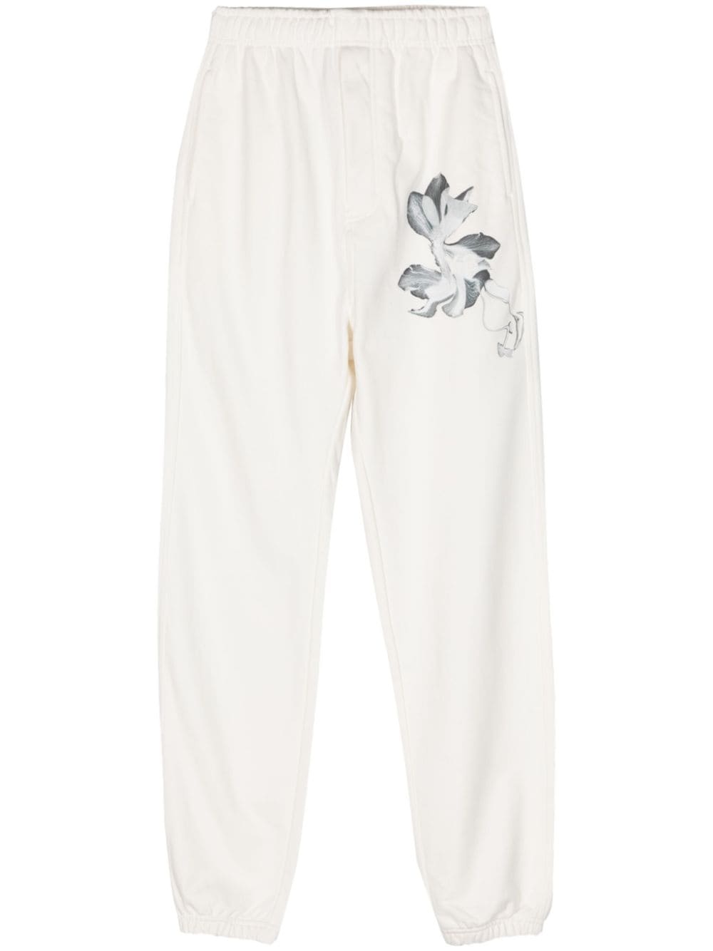 x Adidas floral-print track pants - 1
