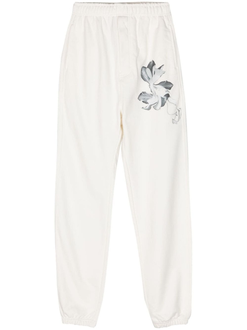 x Adidas floral-print track pants 1