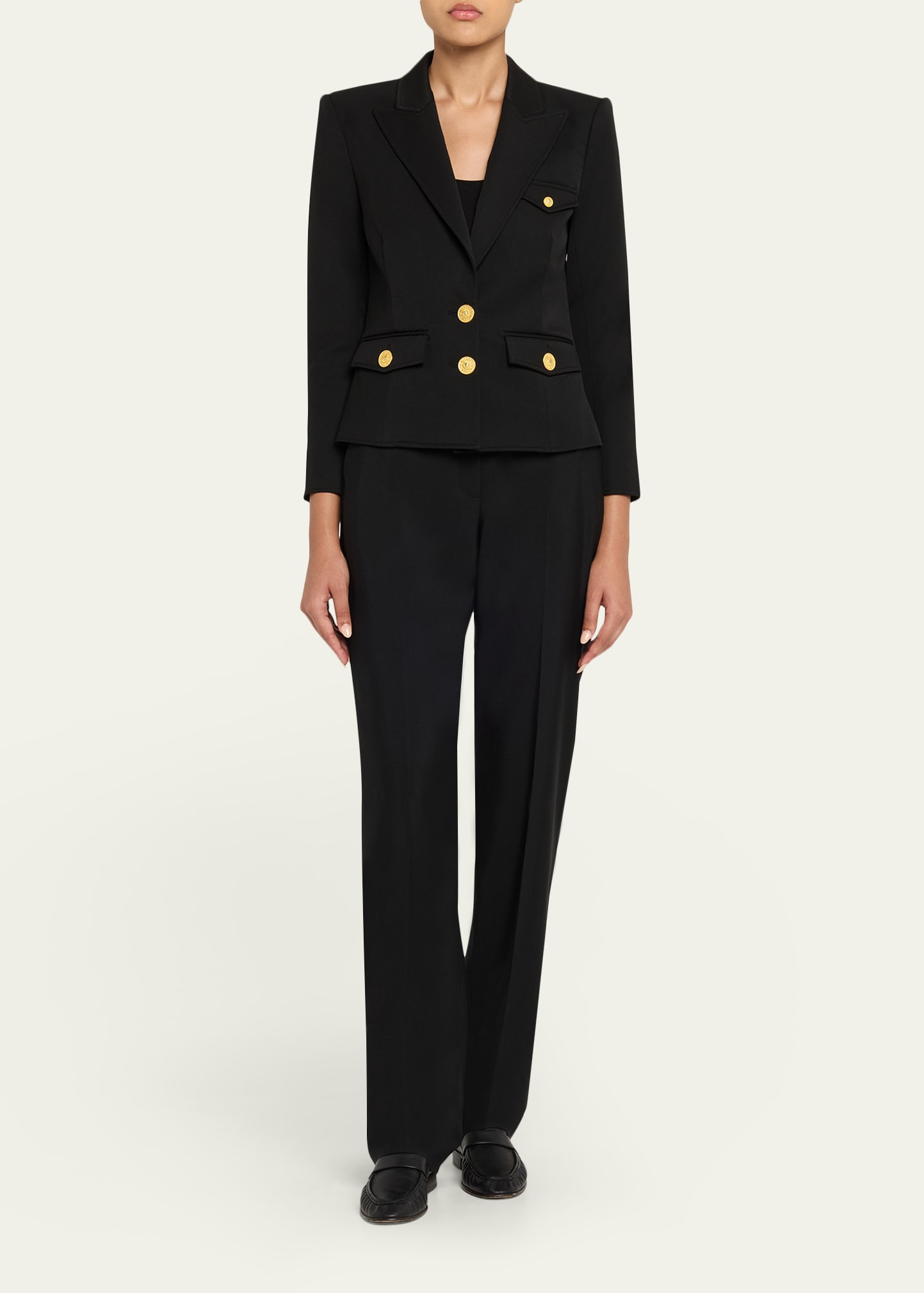 Wylla Structured Single-Breasted Blazer - 2