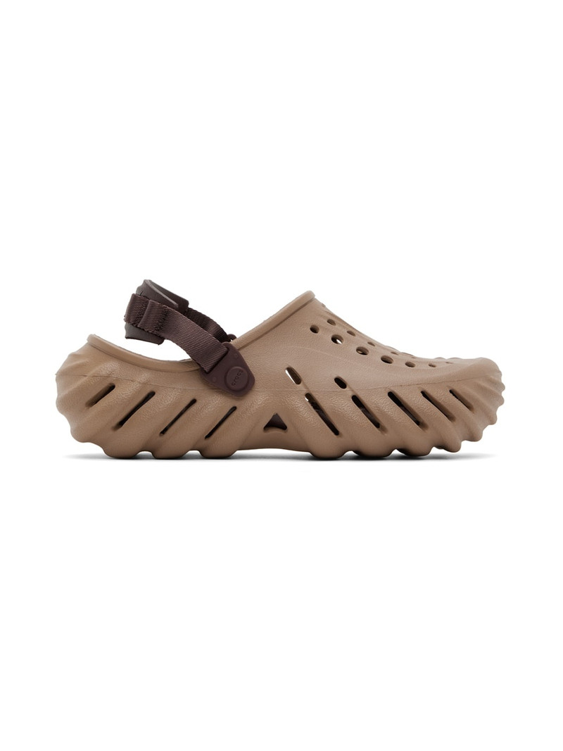 Brown Echo Clogs - 1