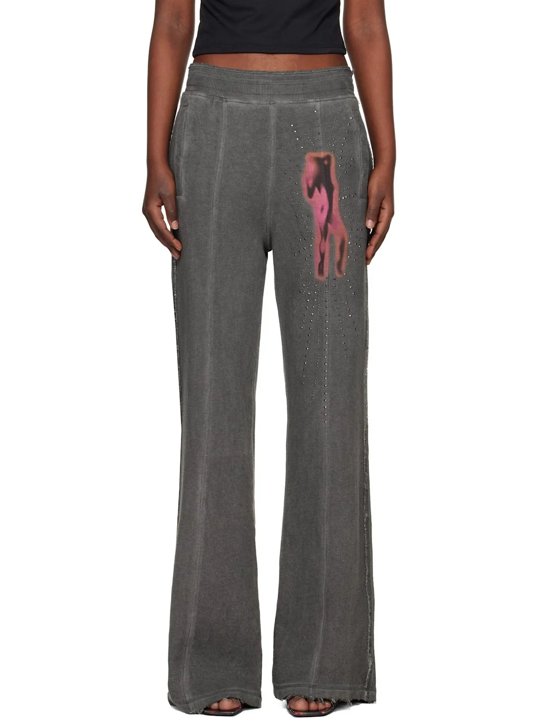 Gray P-Anta Trousers - 1