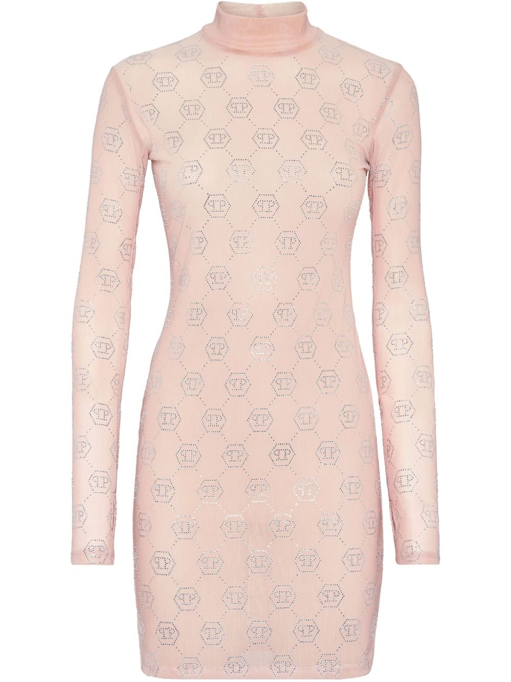 monogram jersey dress - 1