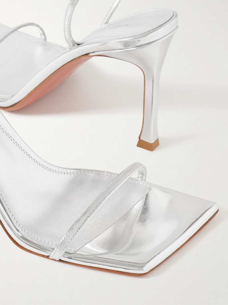 Maya Mirrored-leather Sandals 4