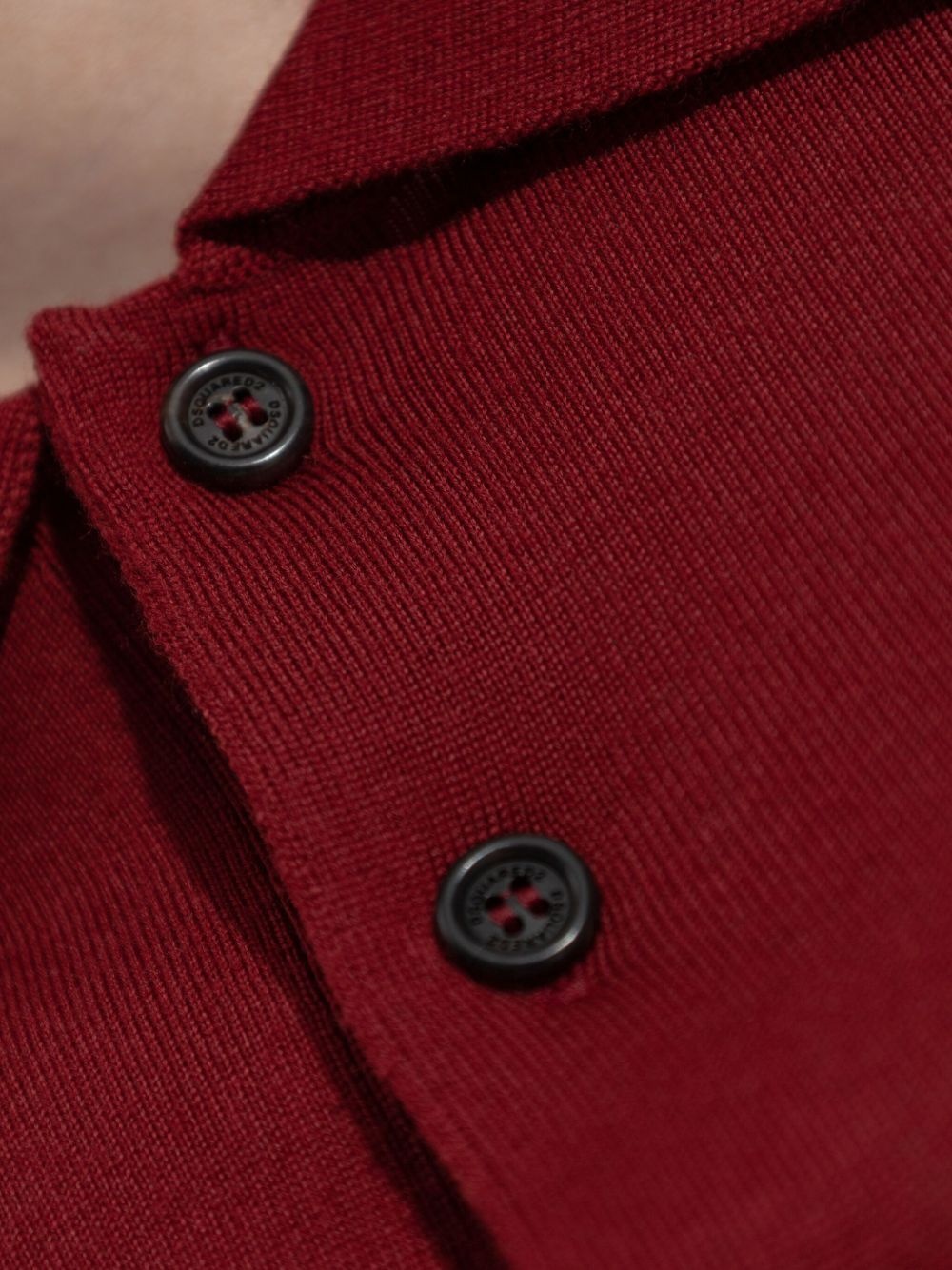 long-sleeve polo top - 5
