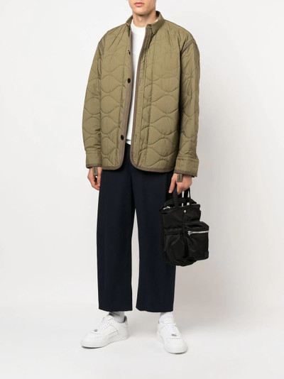 sacai quilted shirt jacket outlook