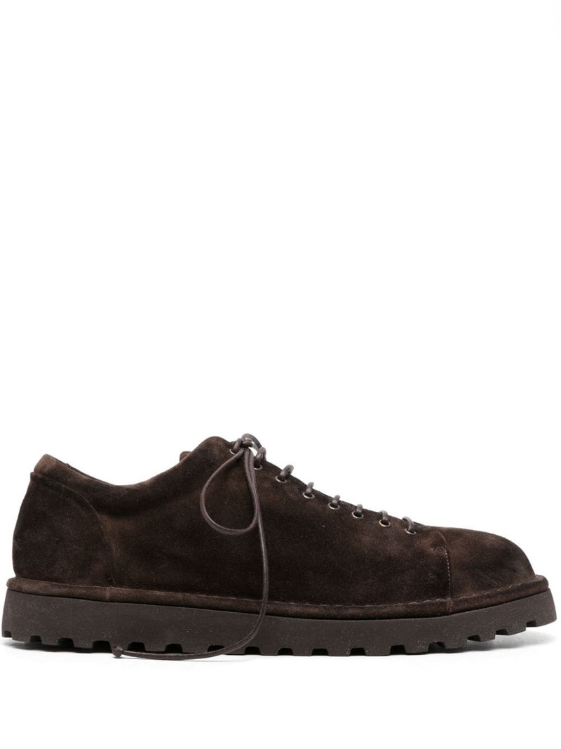 Pallottola Pomice suede derby shoes 1