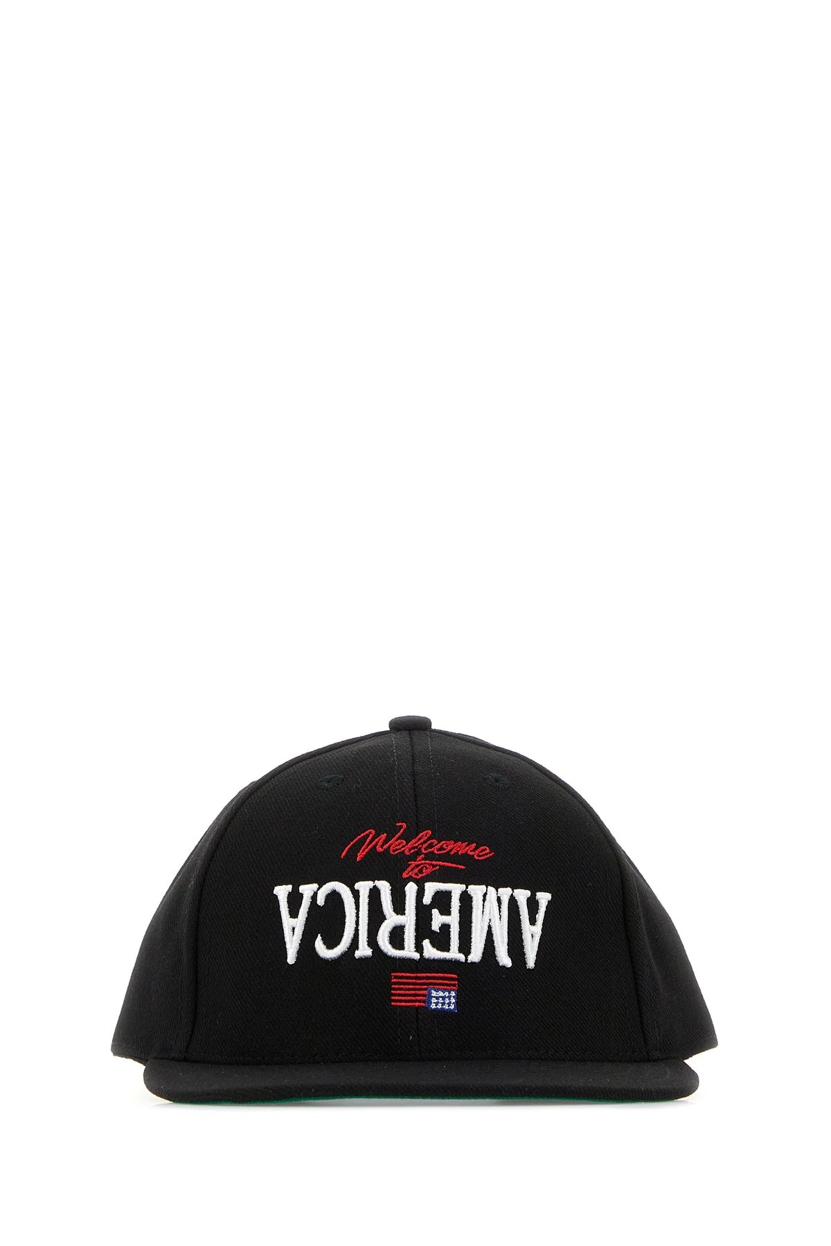 Black canvas baseball cap - 1